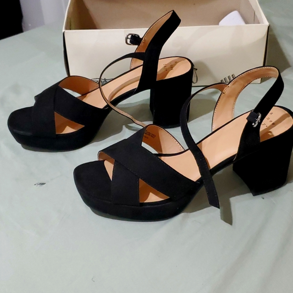 Black high heels